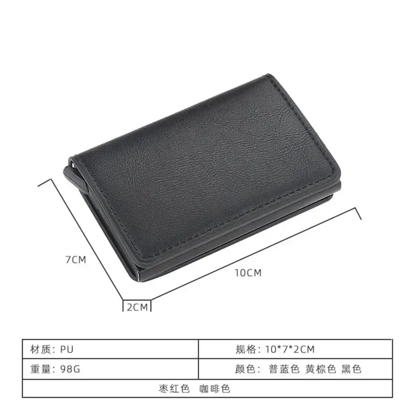 Leather Card Holder & Money Clip