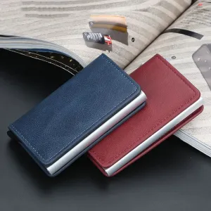 Leather Card Holder & Money Clip