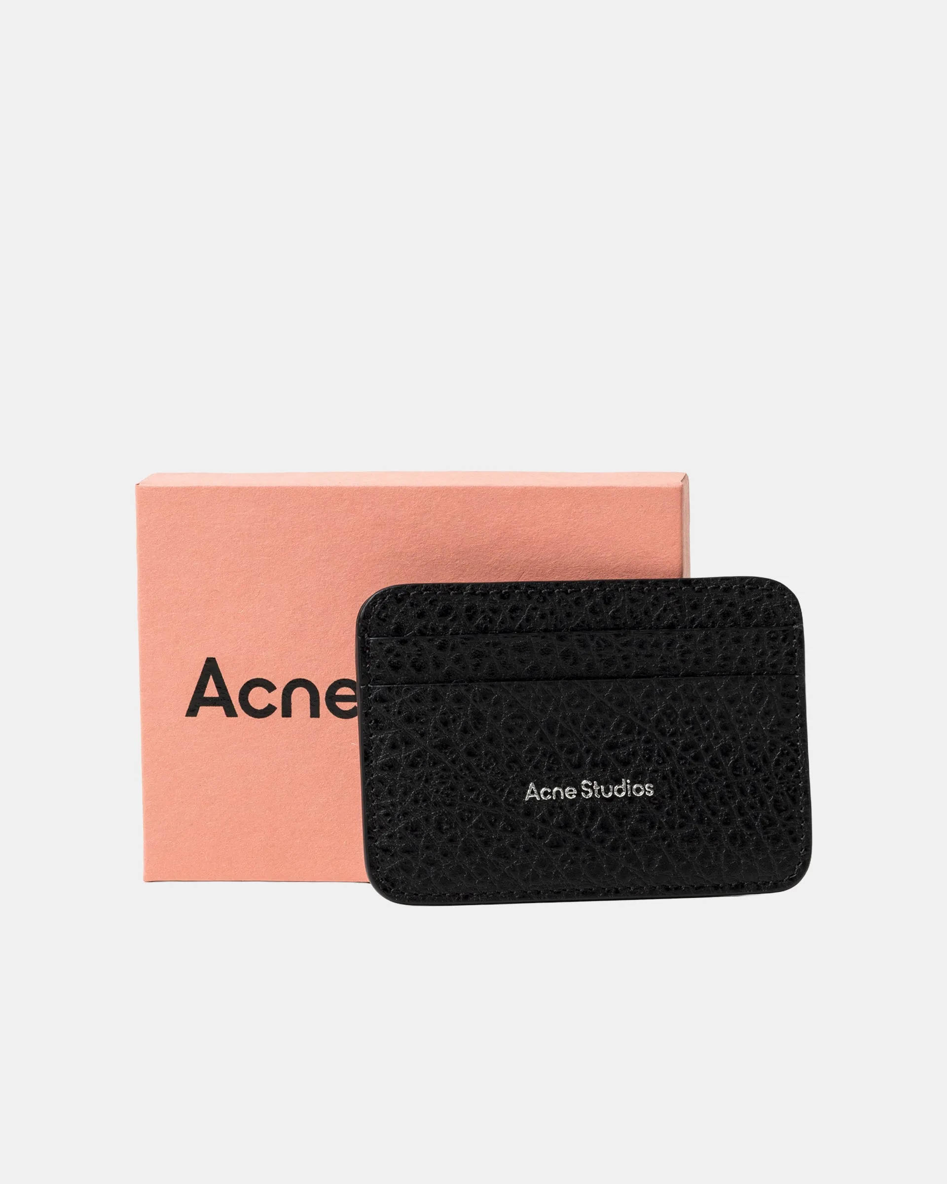 Leather Card Holder in Black