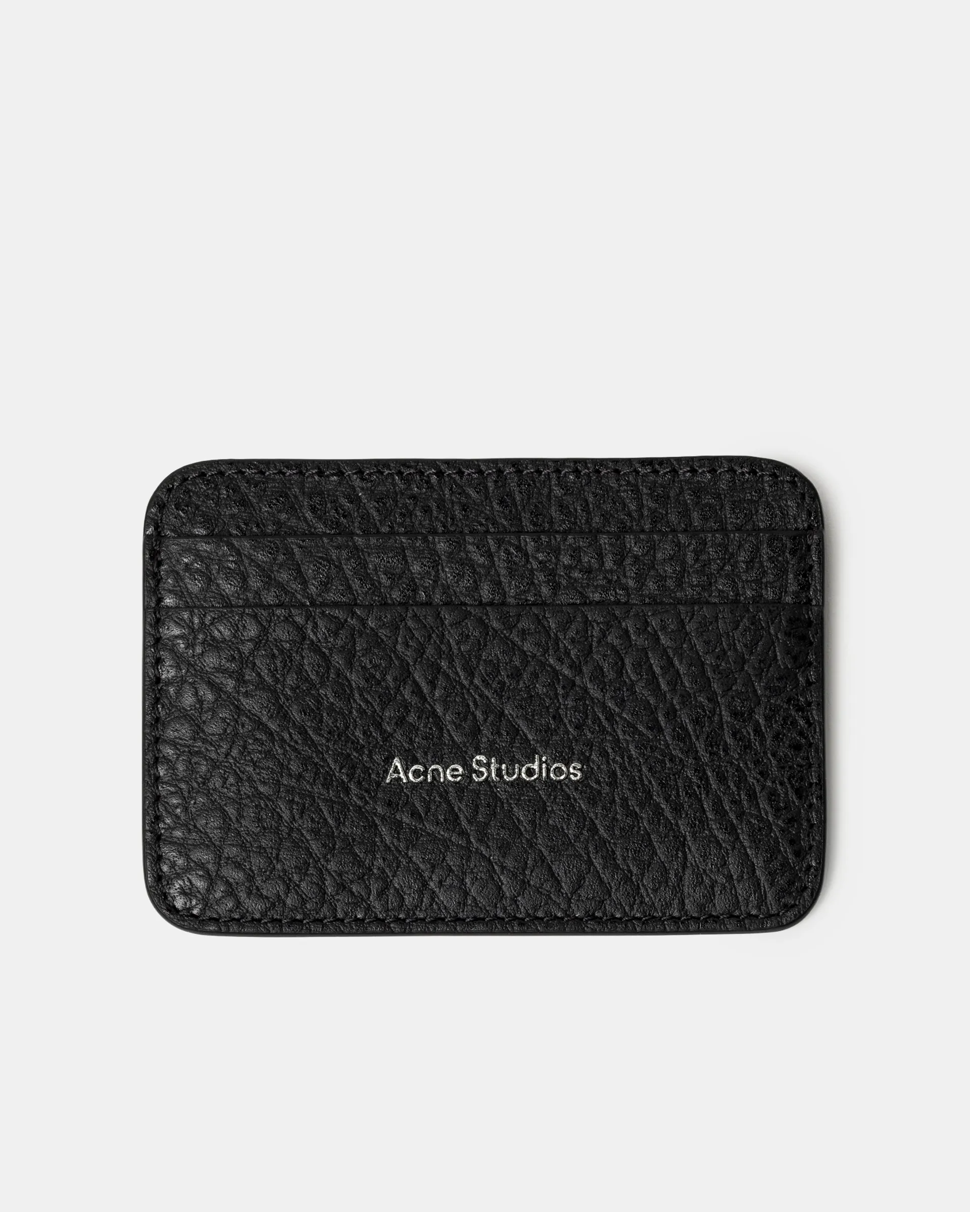 Leather Card Holder in Black