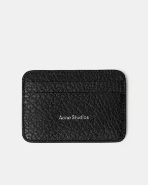 Leather Card Holder in Black
