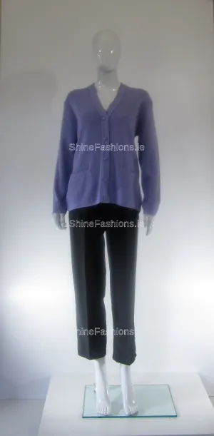 Lilac Two Pocket Cardigan