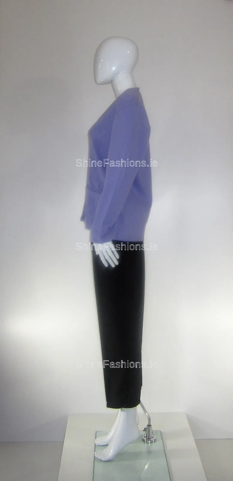 Lilac Two Pocket Cardigan