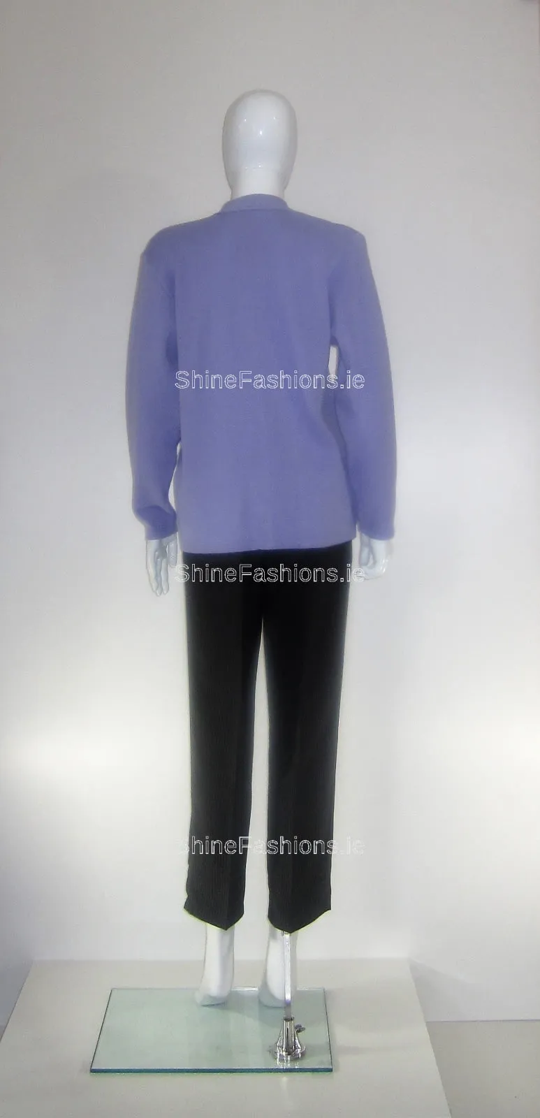 Lilac Two Pocket Cardigan