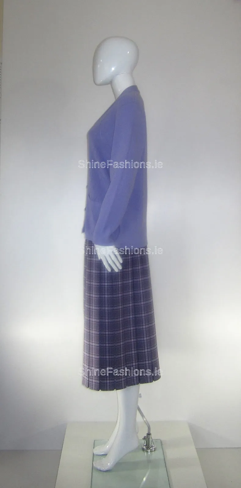 Lilac Two Pocket Cardigan