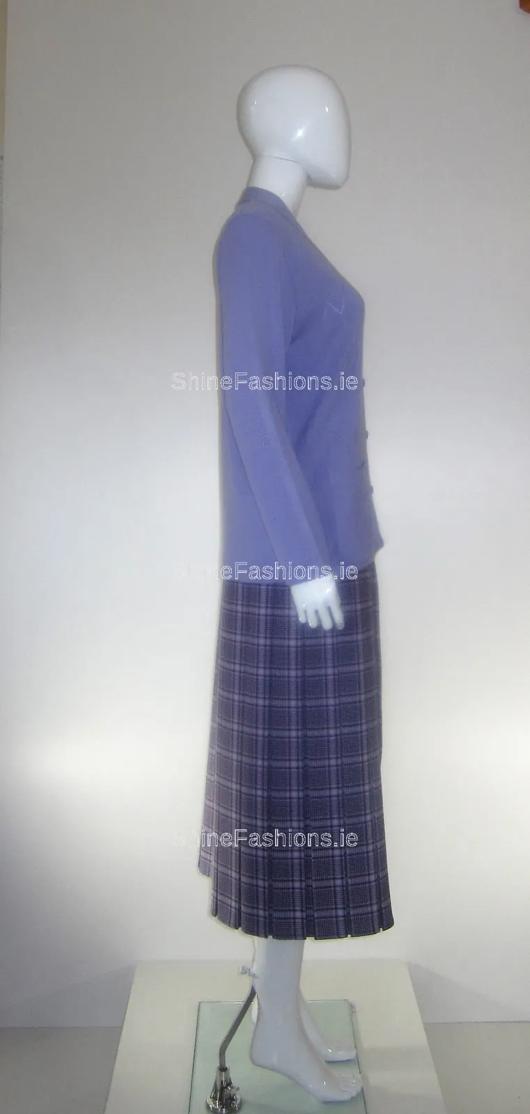 Lilac Two Pocket Cardigan