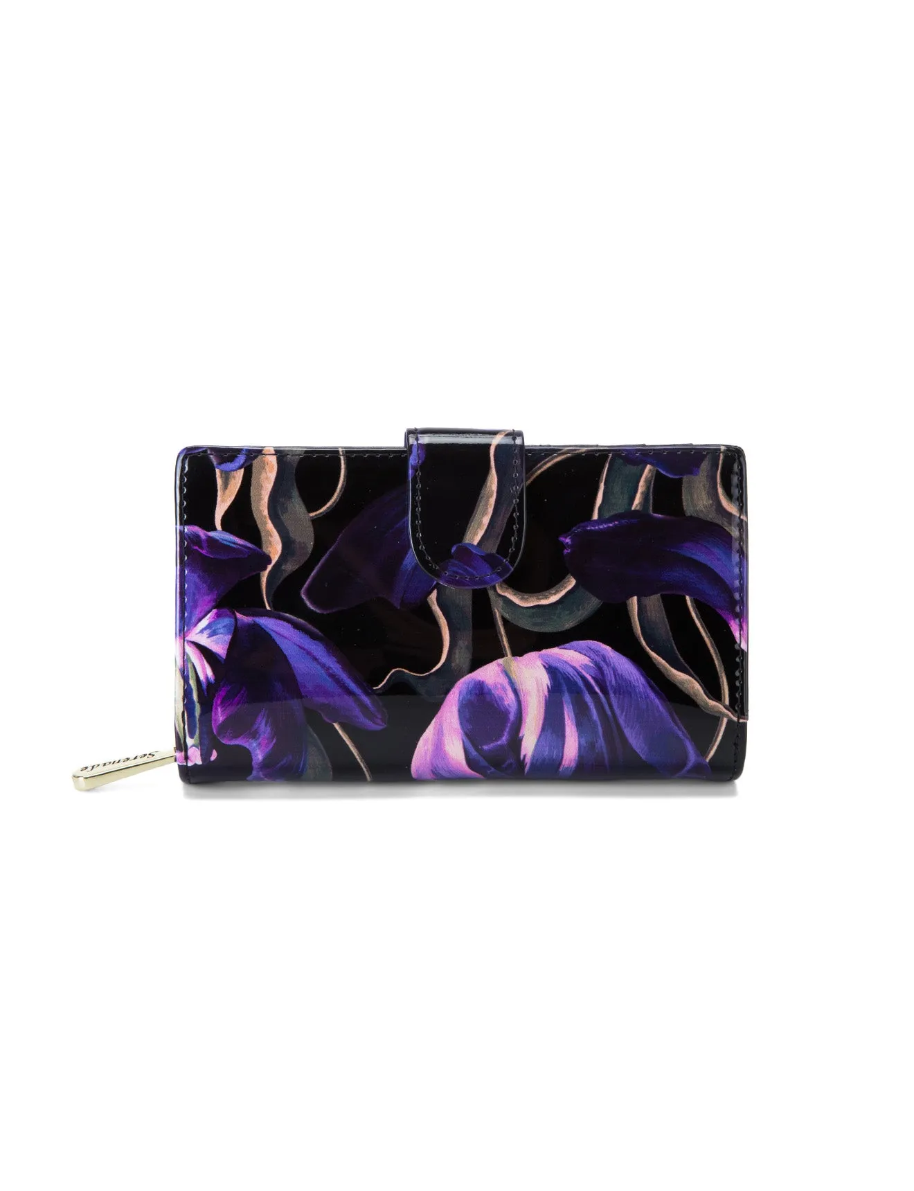LISSE MEDIUM PATENT LEATHER WALLET WITH RFID-WSF3702- NEW IN
