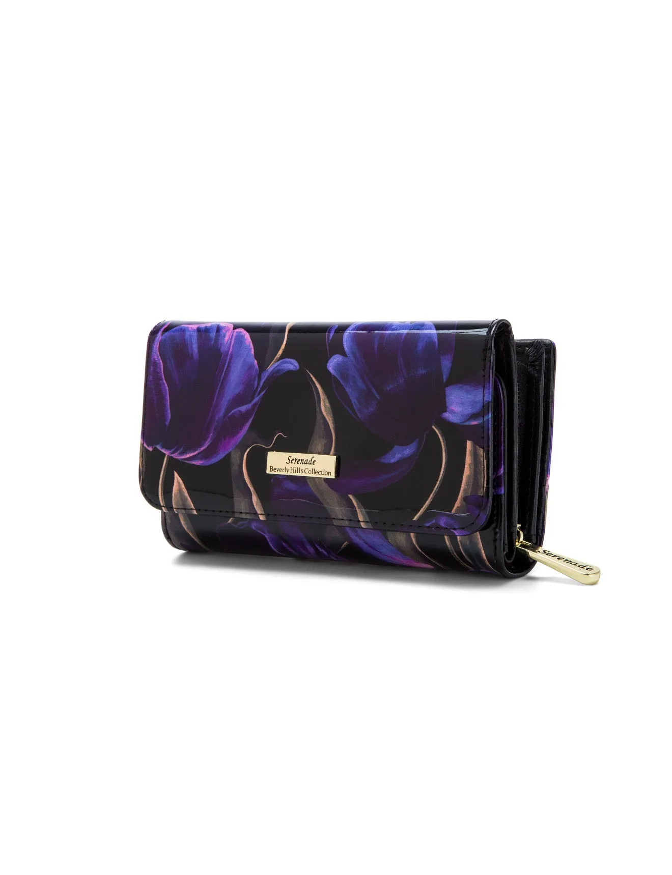 LISSE MEDIUM PATENT LEATHER WALLET WITH RFID-WSF3702- NEW IN