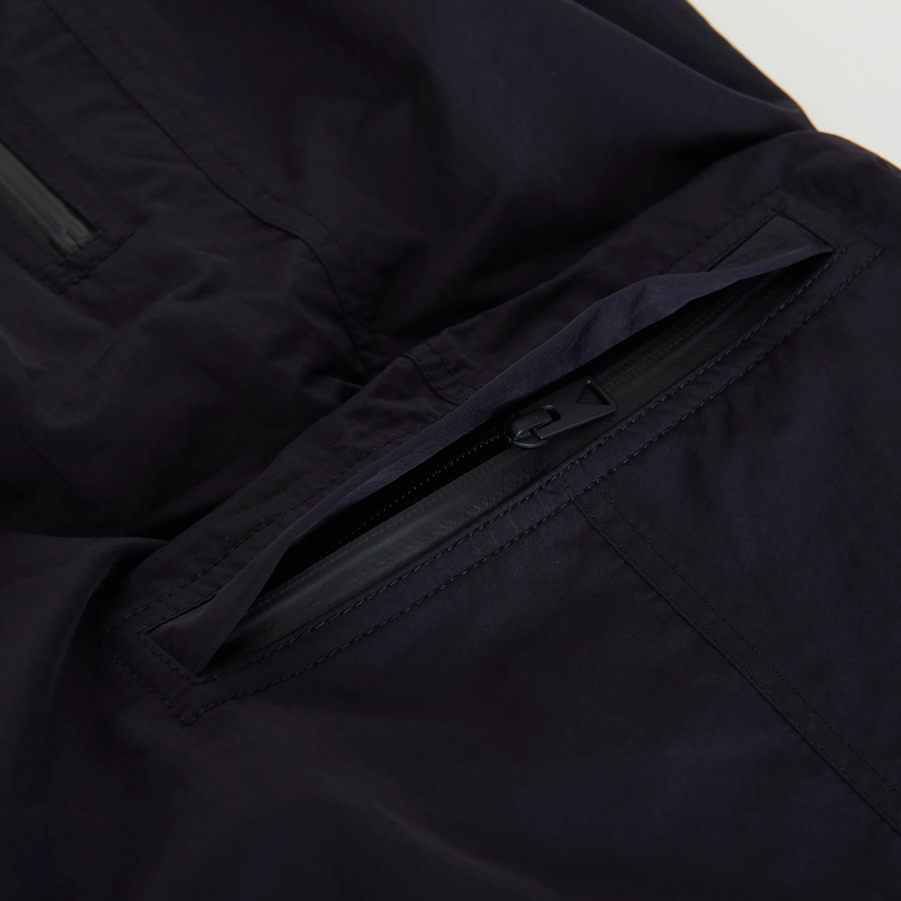 Logo Detailed Joggers Pants In Black Tech Nylon