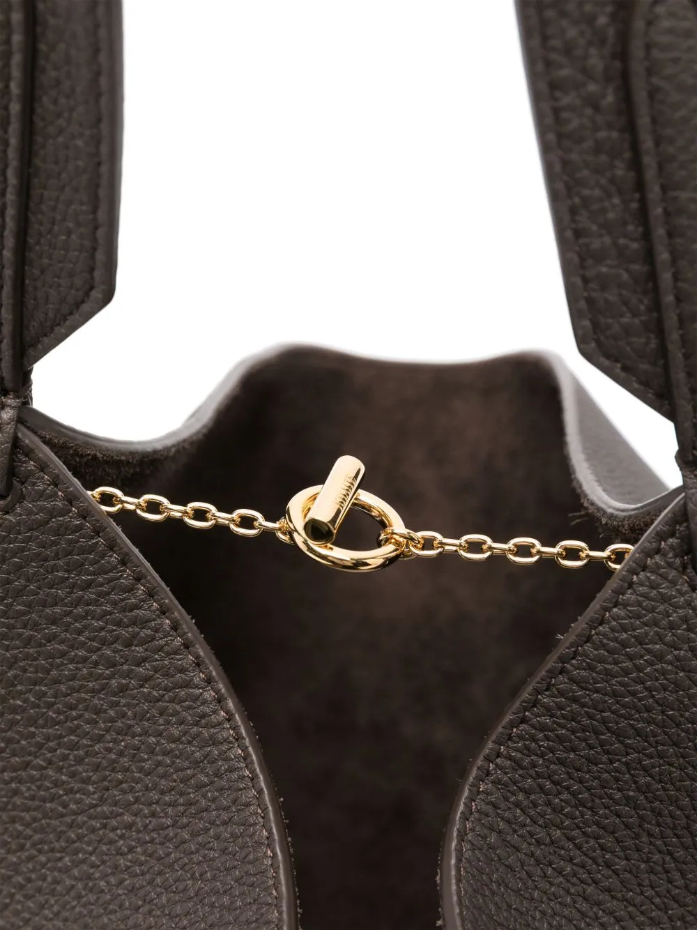 Lotus small leather tote