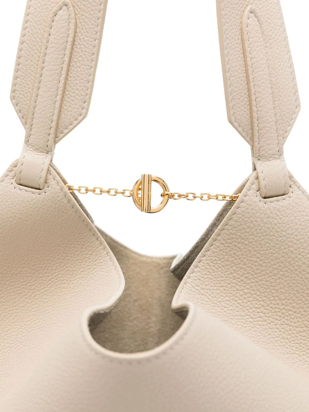 Lotus small leather tote