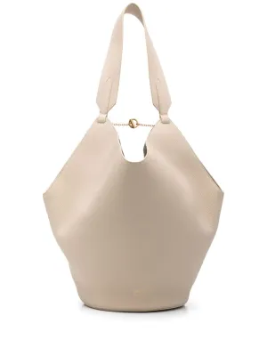 Lotus small leather tote