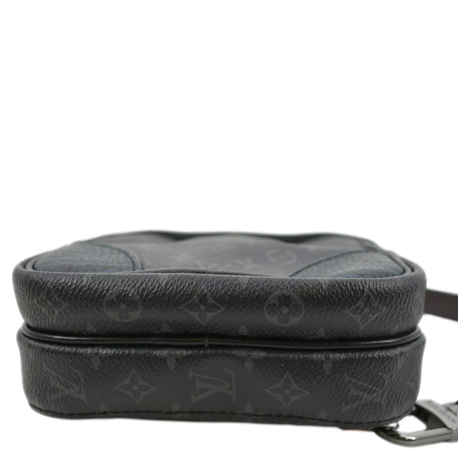 LOUIS VUITTON Avenue Sling Patchwork Monogram Eclipse Crossbody Bag Grey