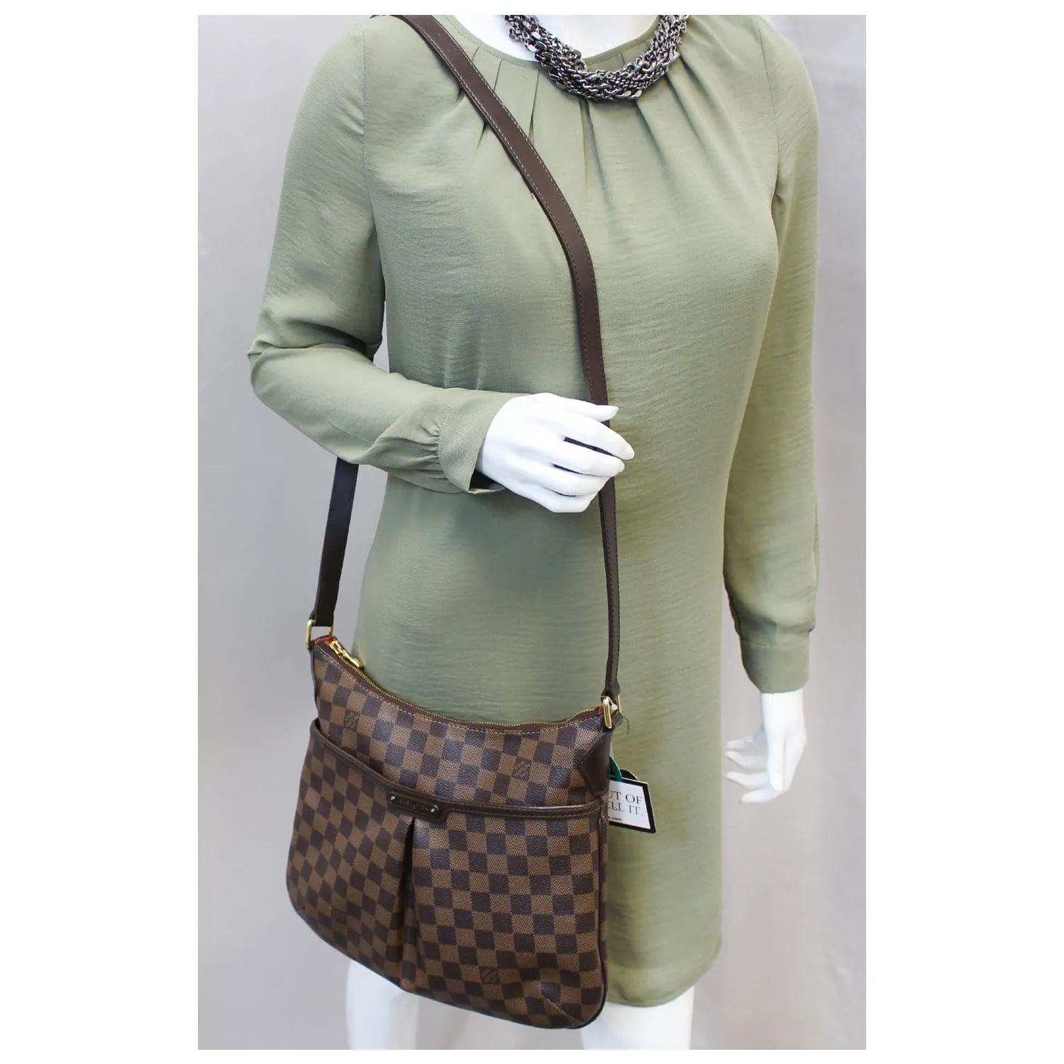 LOUIS VUITTON Bloomsbury PM Damier Ebene Shoulder Bag