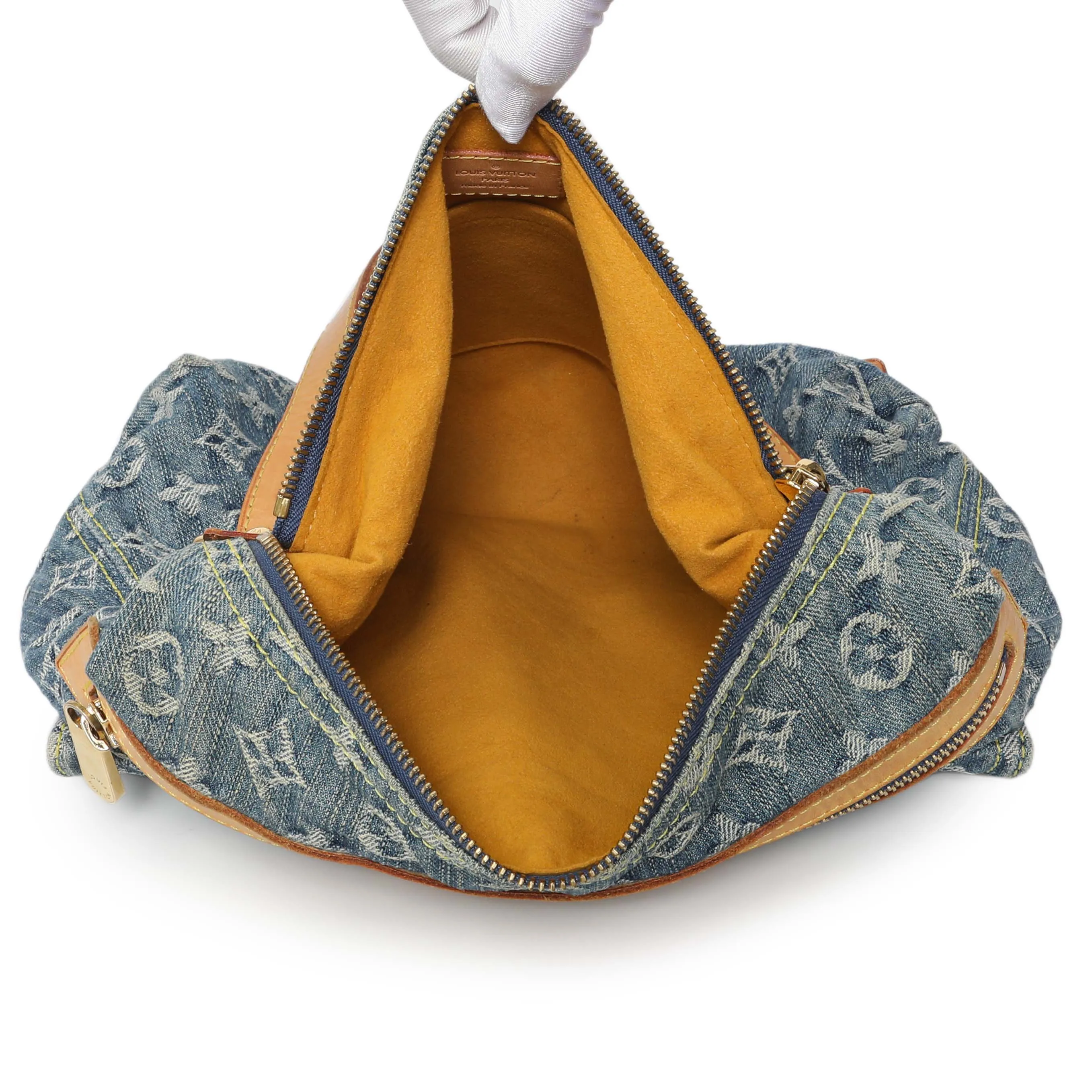 Louis Vuitton Blue Monogram Denim Baggy PM