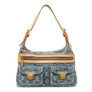 Louis Vuitton Blue Monogram Denim Baggy PM