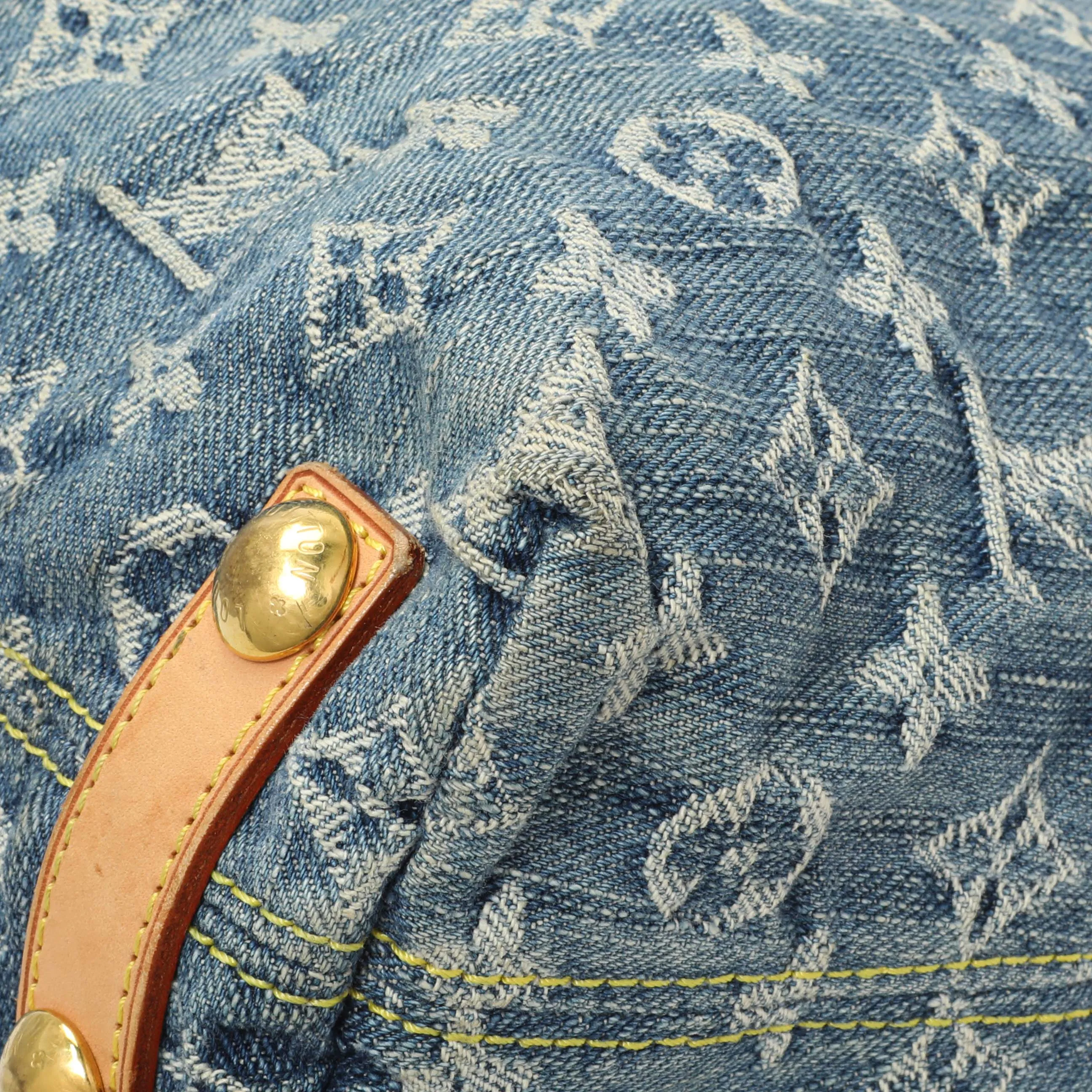 Louis Vuitton Blue Monogram Denim Baggy PM