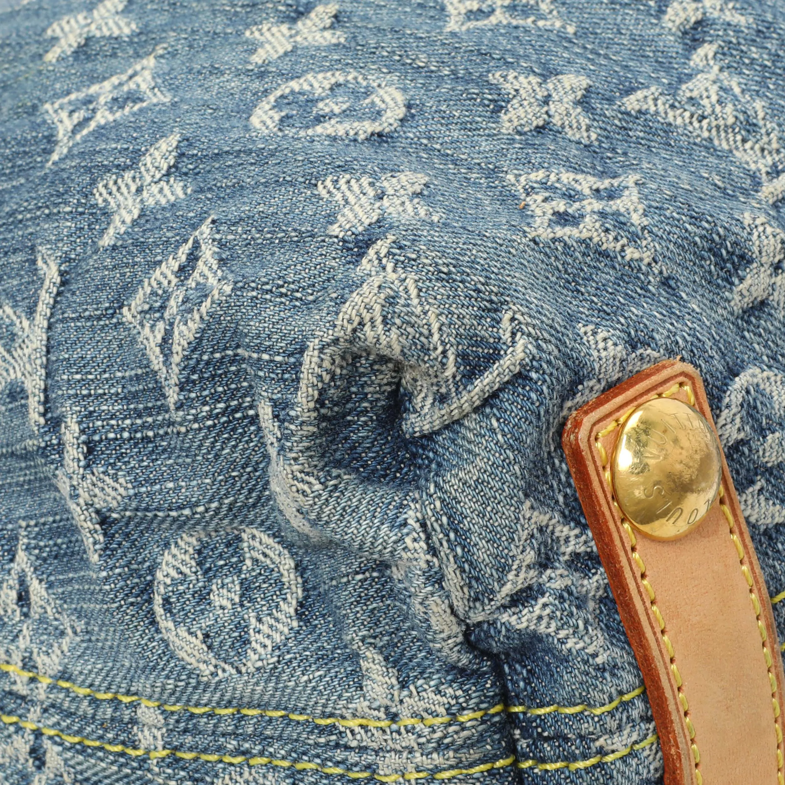 Louis Vuitton Blue Monogram Denim Baggy PM