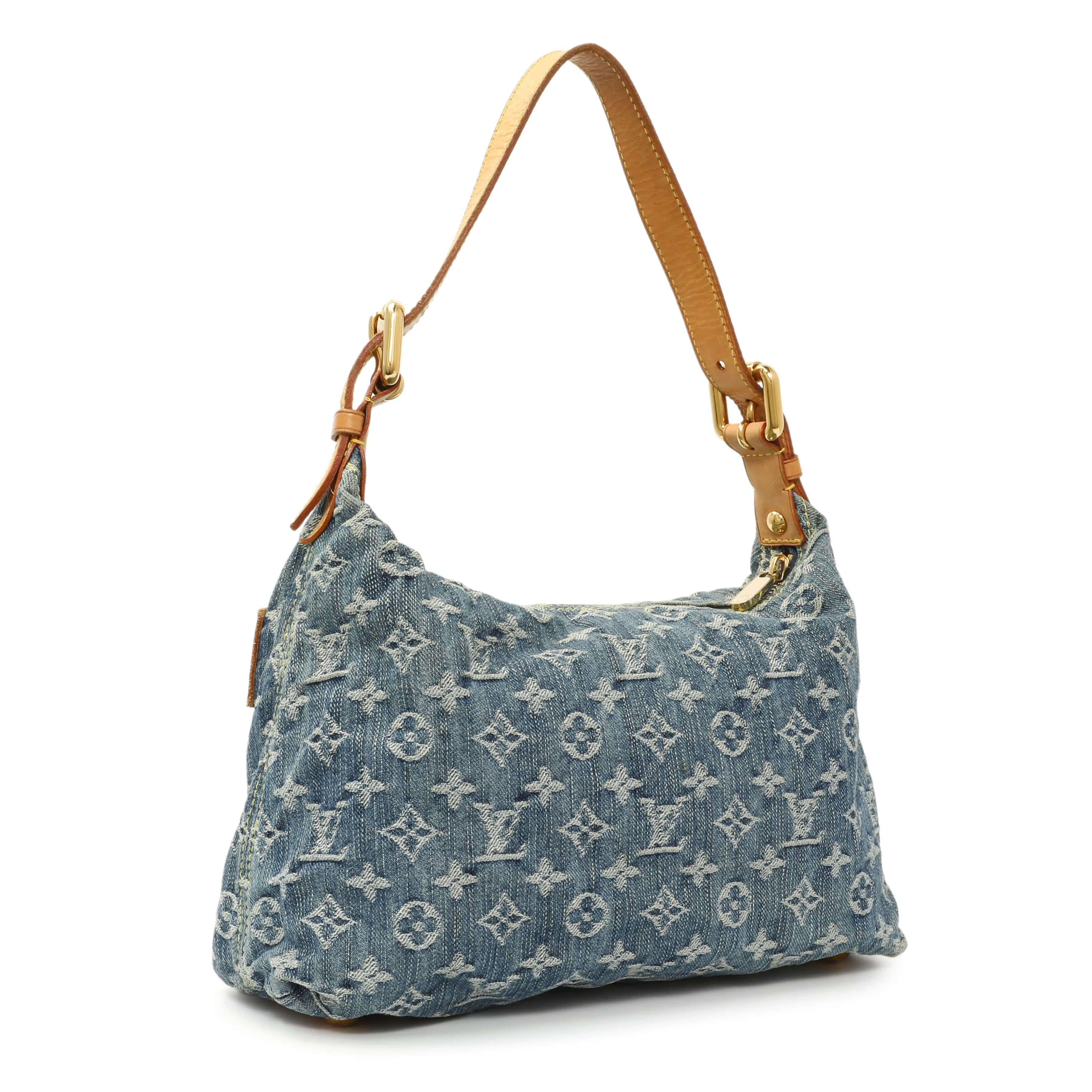 Louis Vuitton Blue Monogram Denim Baggy PM