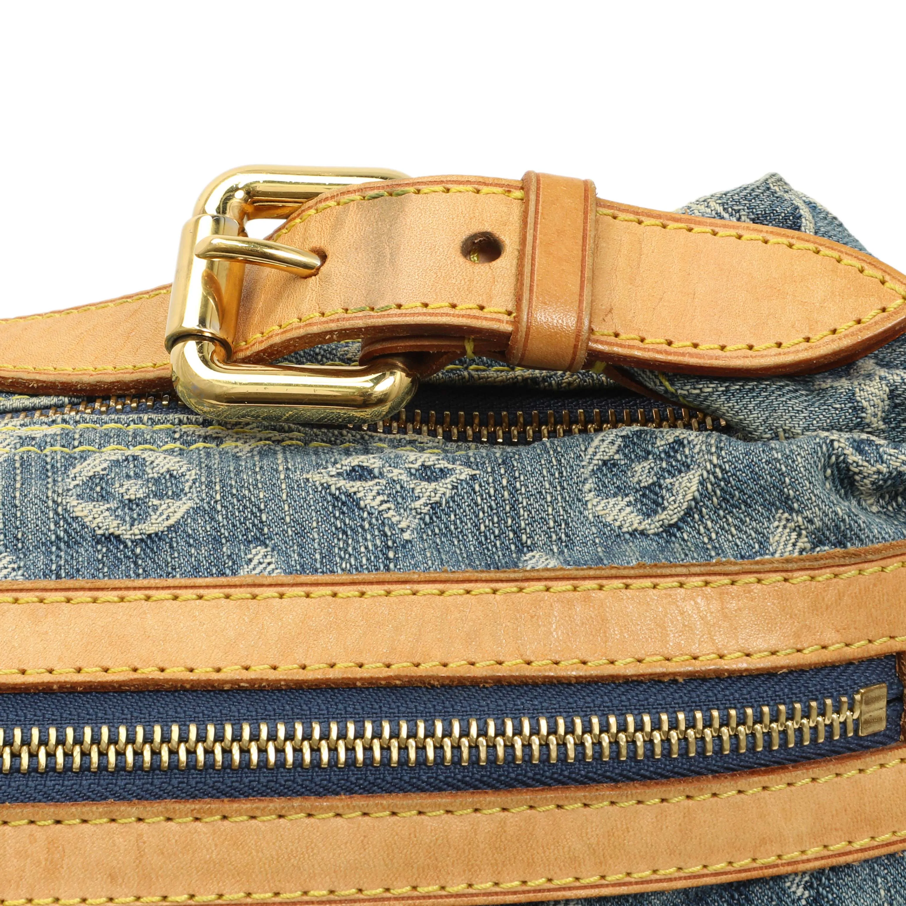 Louis Vuitton Blue Monogram Denim Baggy PM