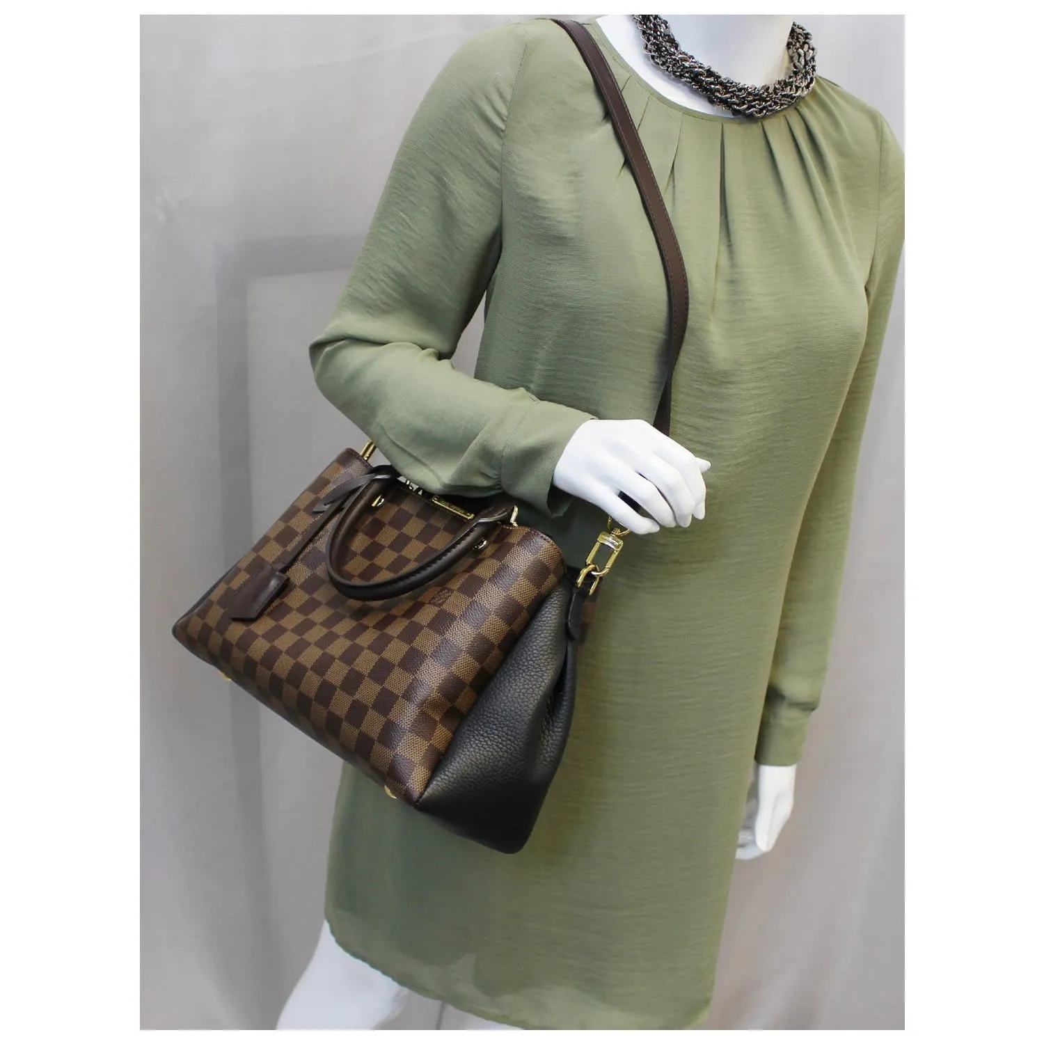 LOUIS VUITTON Brittany Damier Ebene Shoulder Bag