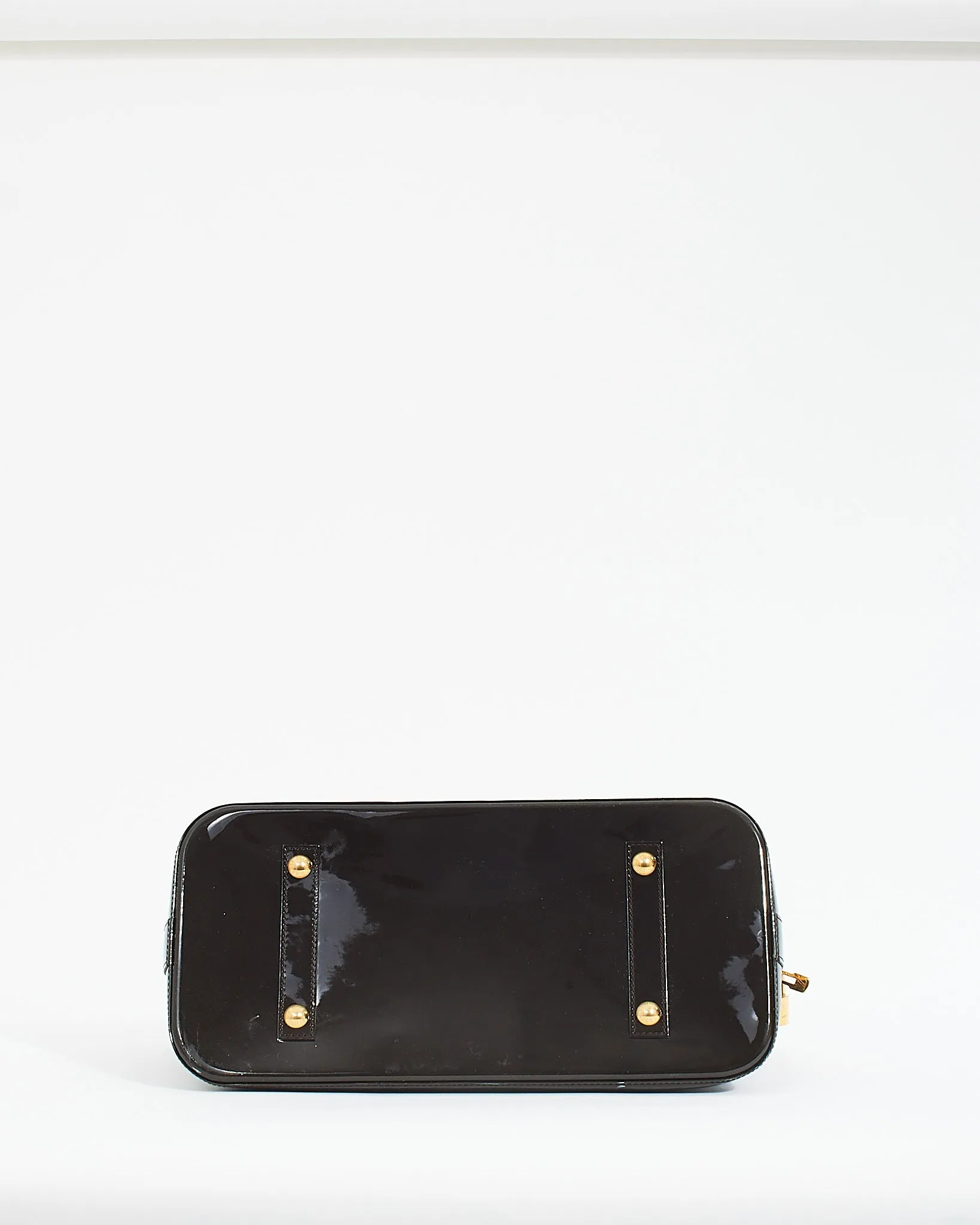 Louis Vuitton Brown Monogram Vernis Alma GM Bag