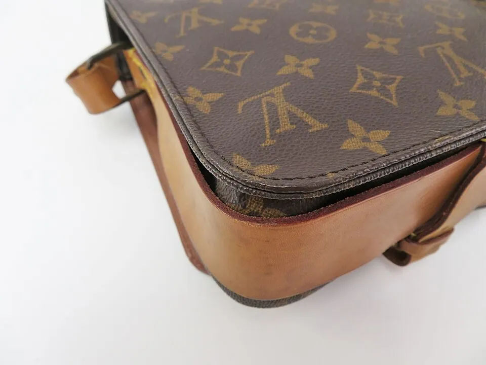 LOUIS VUITTON Cartouchiere MM Monogram Crossbody Bag