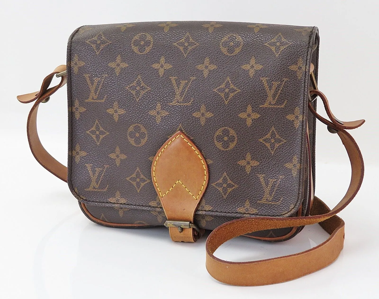 LOUIS VUITTON Cartouchiere MM Monogram Crossbody Bag