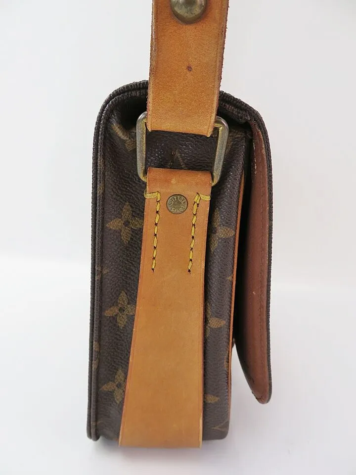 LOUIS VUITTON Cartouchiere MM Monogram Crossbody Bag