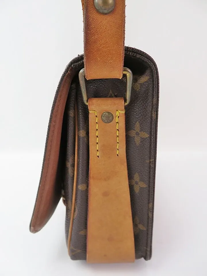 LOUIS VUITTON Cartouchiere MM Monogram Crossbody Bag