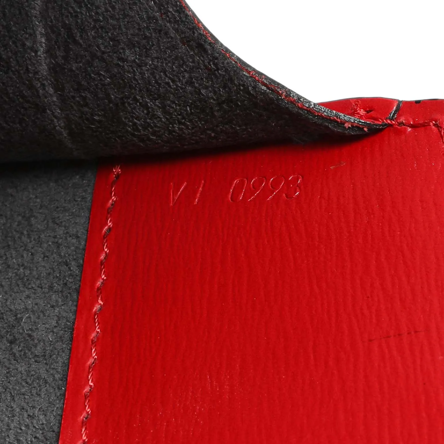 Louis Vuitton Castillan Red Epi Cluny