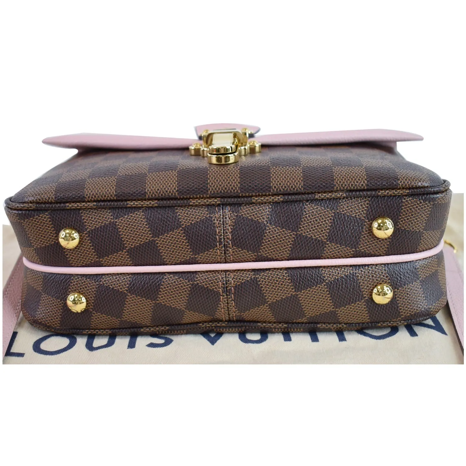 LOUIS VUITTON Clapton Damier Ebene Crossbody Bag Magnolia
