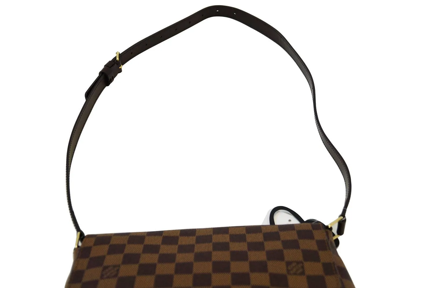 LOUIS VUITTON Damier Ebene Musette Salsa GM Shoulder Bag
