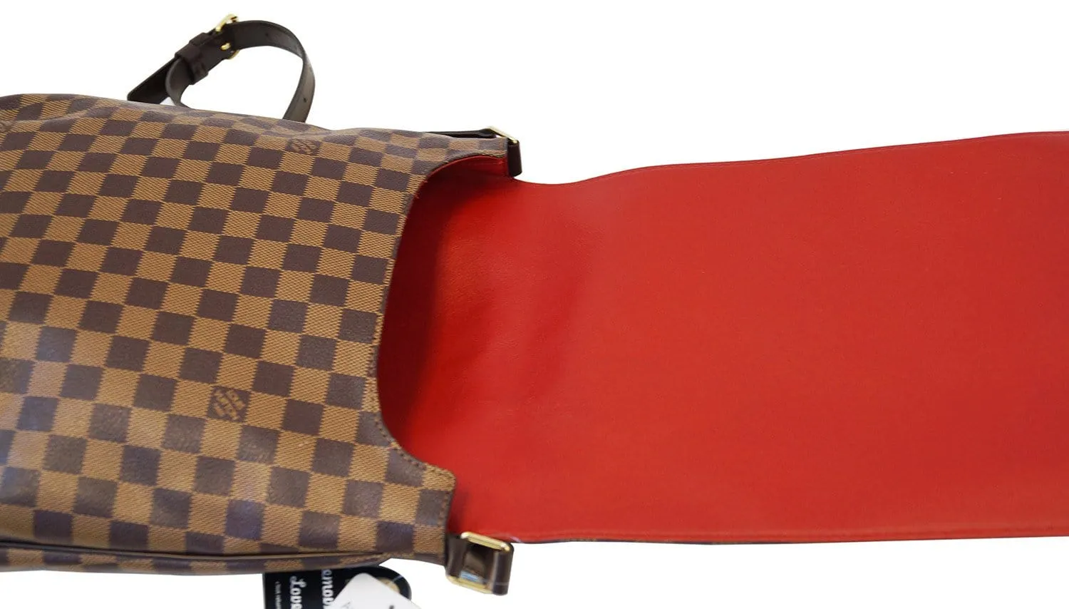 LOUIS VUITTON Damier Ebene Musette Salsa GM Shoulder Bag