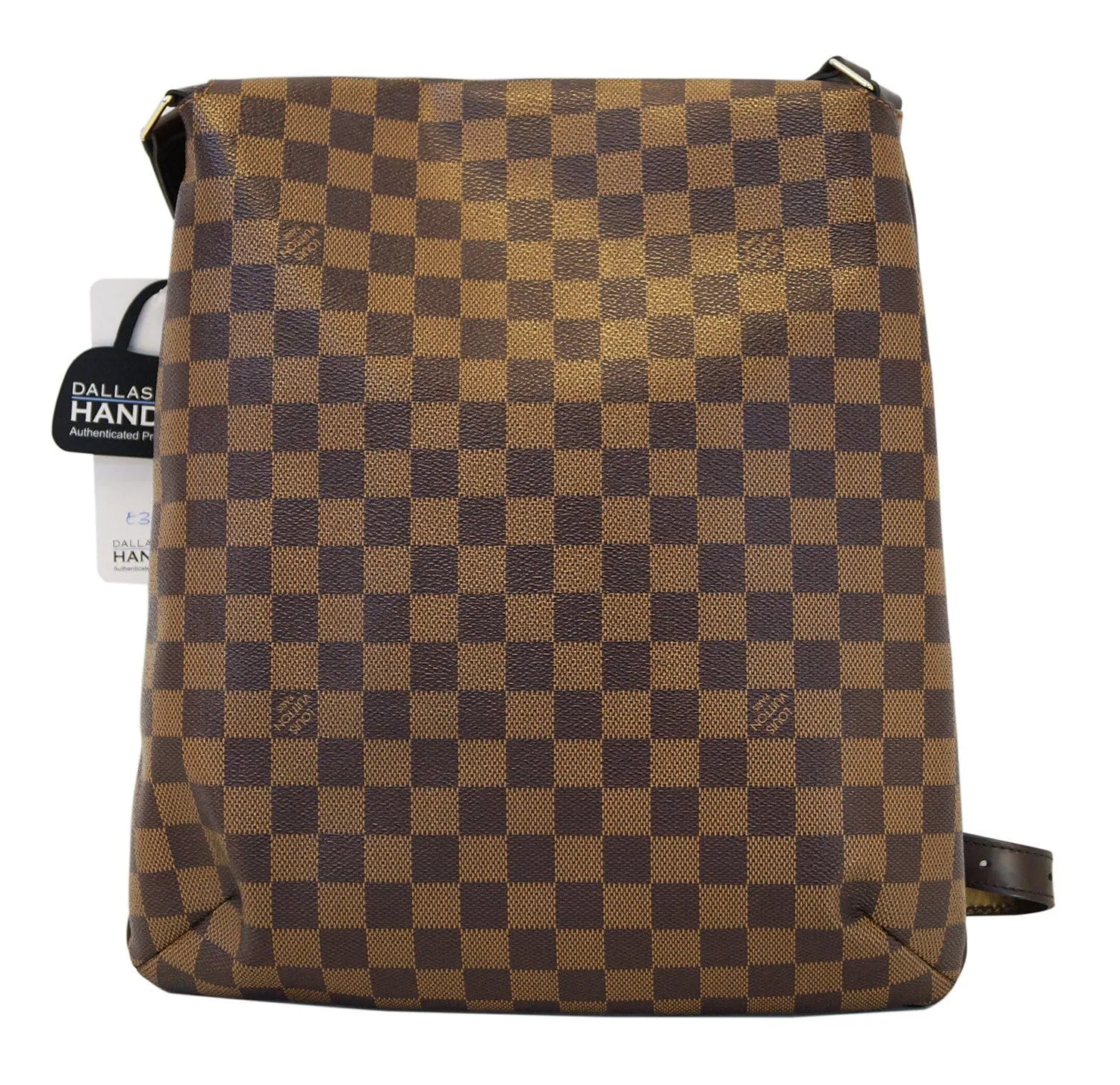LOUIS VUITTON Damier Ebene Musette Salsa GM Shoulder Bag