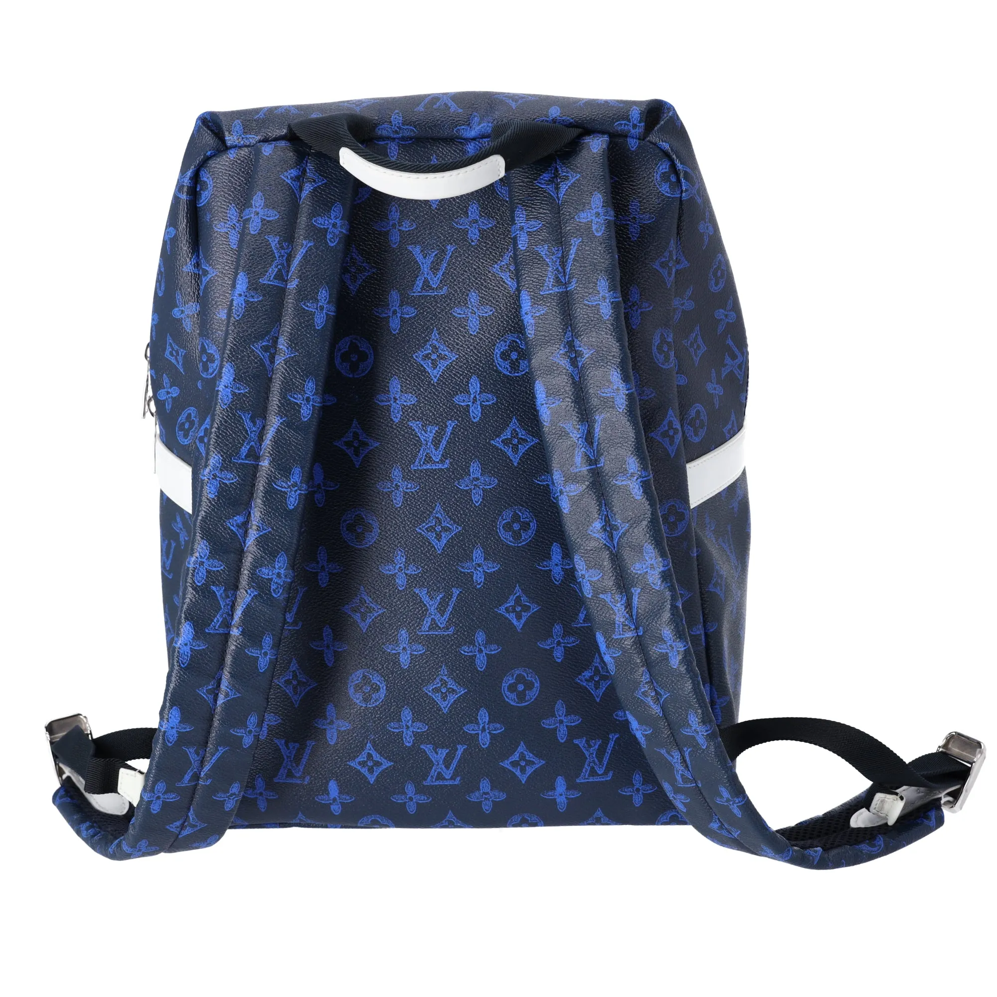 Louis Vuitton Discovery Backpack PM Everyday LV M45879 Dark Navy Blue White