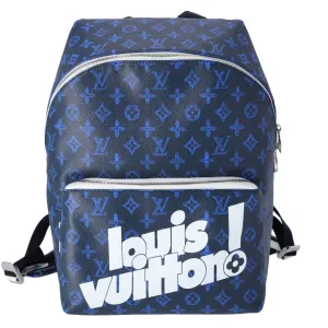 Louis Vuitton Discovery Backpack PM Everyday LV M45879 Dark Navy Blue White