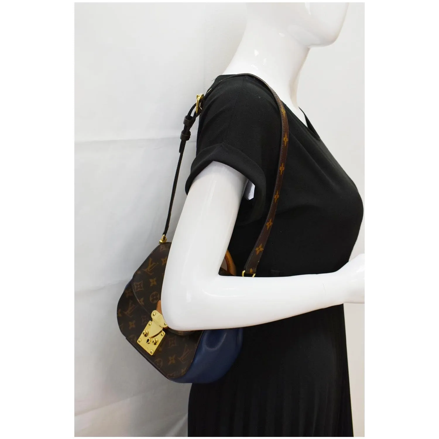 LOUIS VUITTON Eden PM Monogram Canvas Shoulder Bag Brown