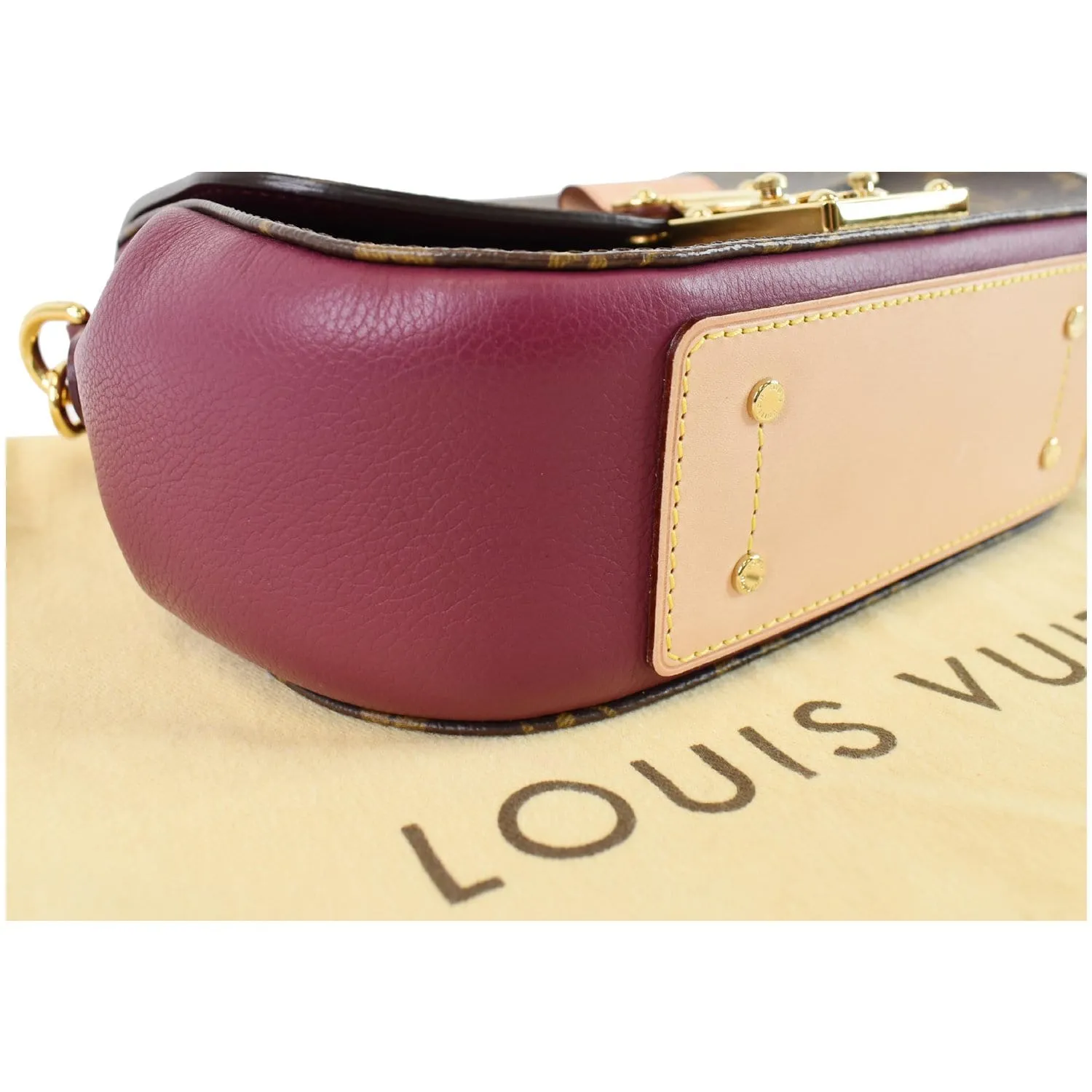 LOUIS VUITTON Eden PM Monogram Canvas Shoulder Bag Brown