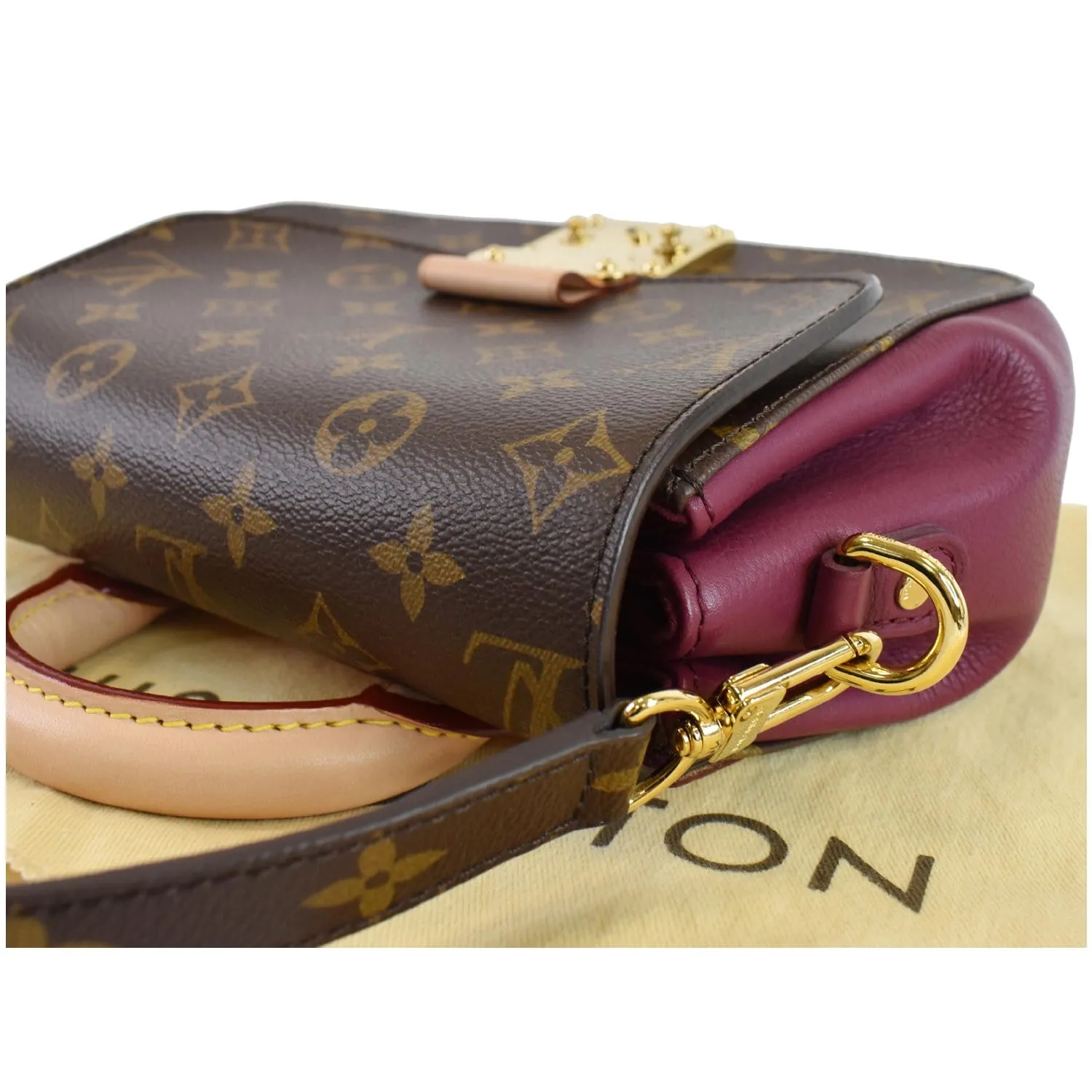 LOUIS VUITTON Eden PM Monogram Canvas Shoulder Bag Brown