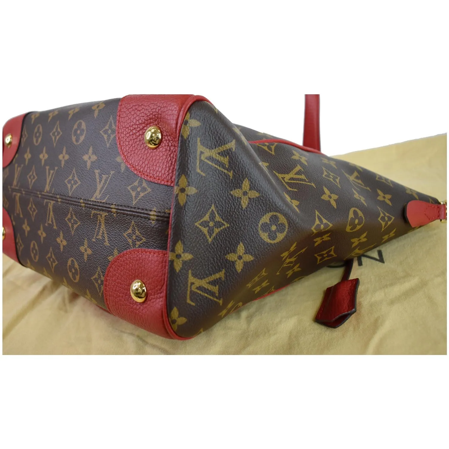 LOUIS VUITTON Estrela NM Monogram Canvas Shoulder Bag Cherry