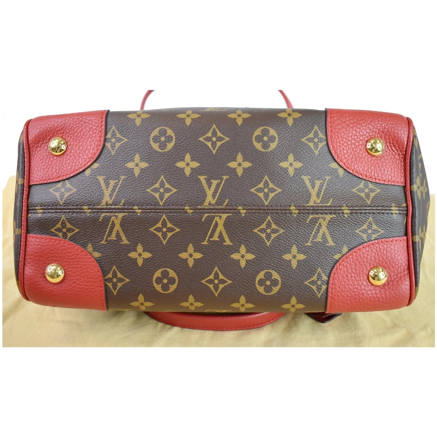 LOUIS VUITTON Estrela NM Monogram Canvas Shoulder Bag Cherry