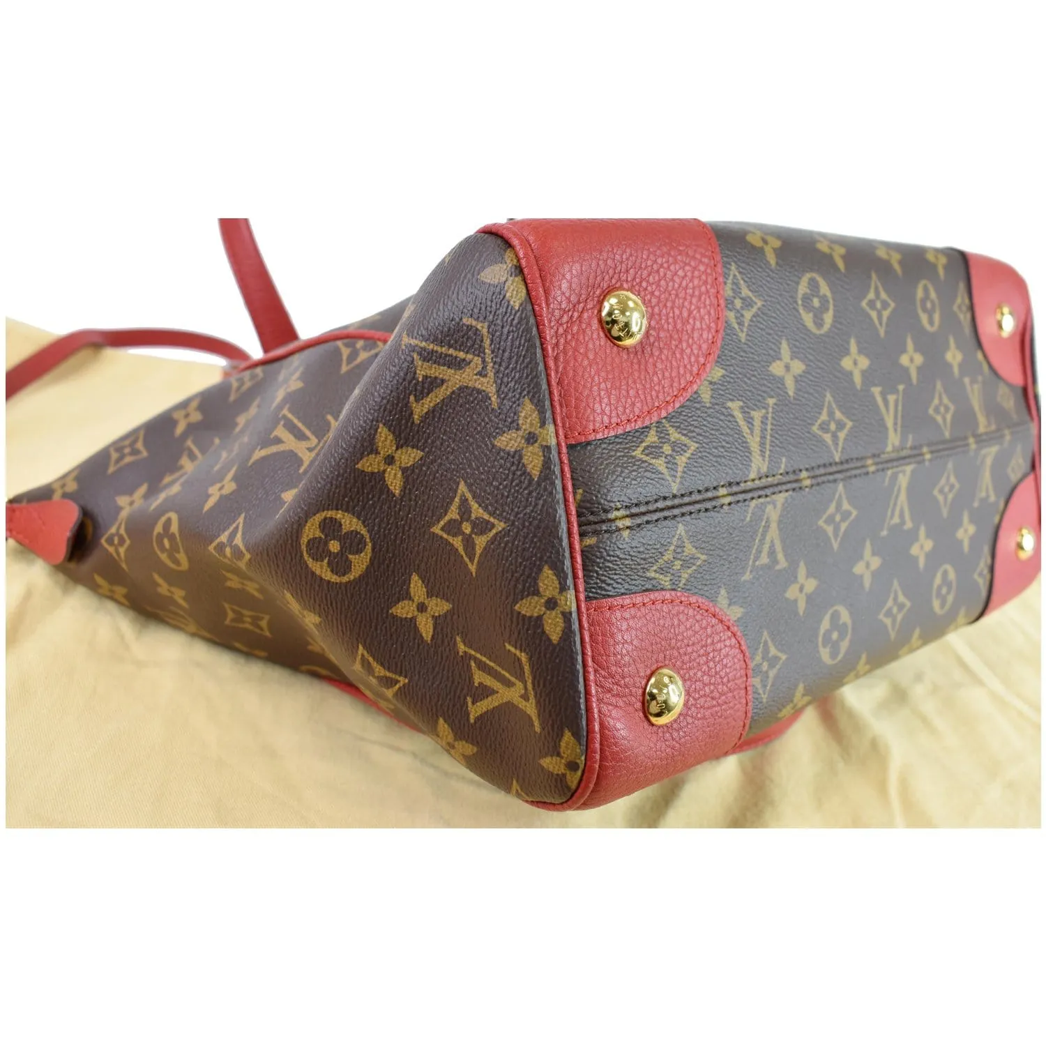 LOUIS VUITTON Estrela NM Monogram Canvas Shoulder Bag Cherry