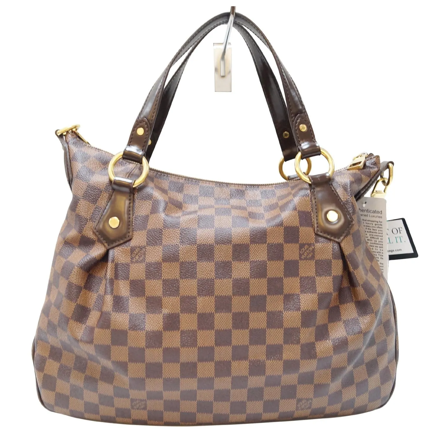 LOUIS VUITTON Evora MM Damier Ebene Tote Shoulder Bag - 25% OFF