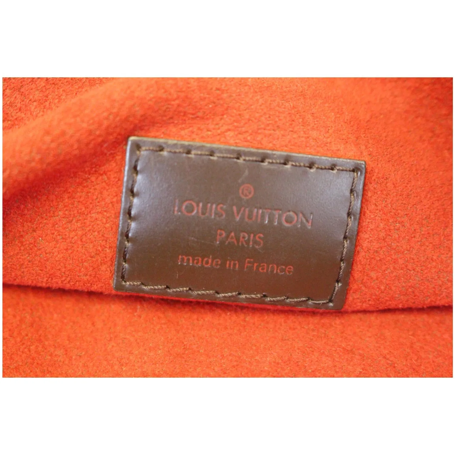 LOUIS VUITTON Evora MM Damier Ebene Tote Shoulder Bag Brown