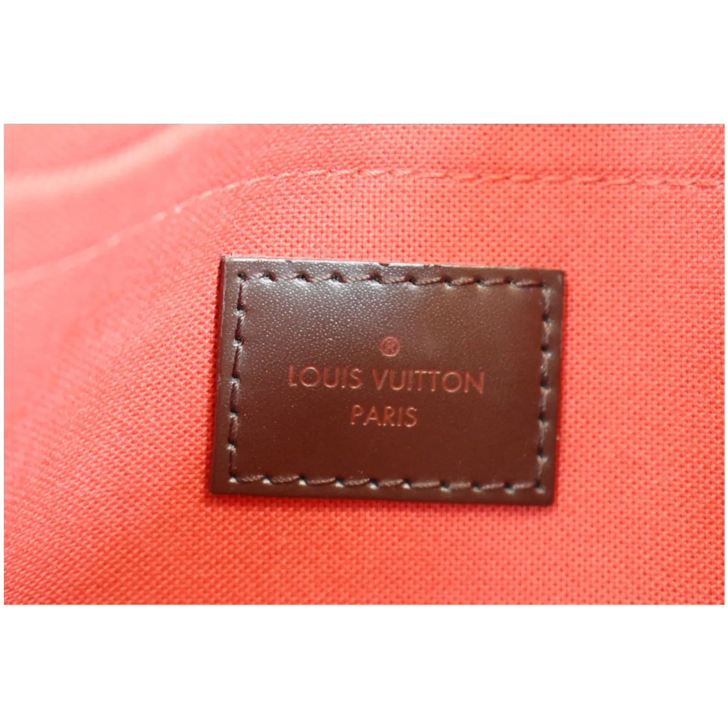 LOUIS VUITTON Favorite MM Damier Ebene Crossbody Bag Brown