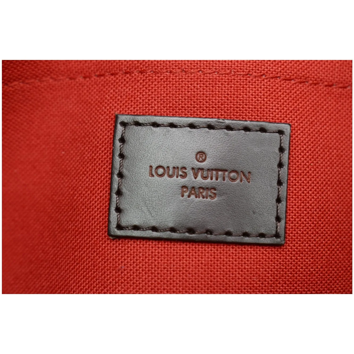 LOUIS VUITTON Favorite MM Damier Ebene Crossbody Bag Brown
