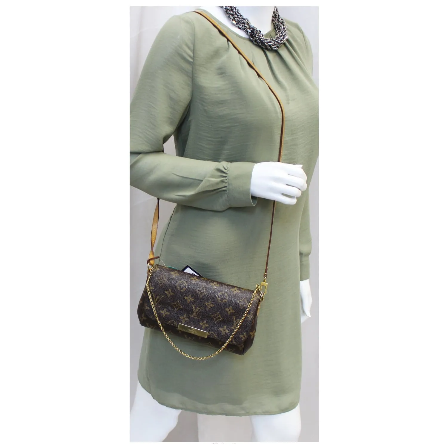 LOUIS VUITTON Favorite PM Monogram Canvas Crossbody Bag