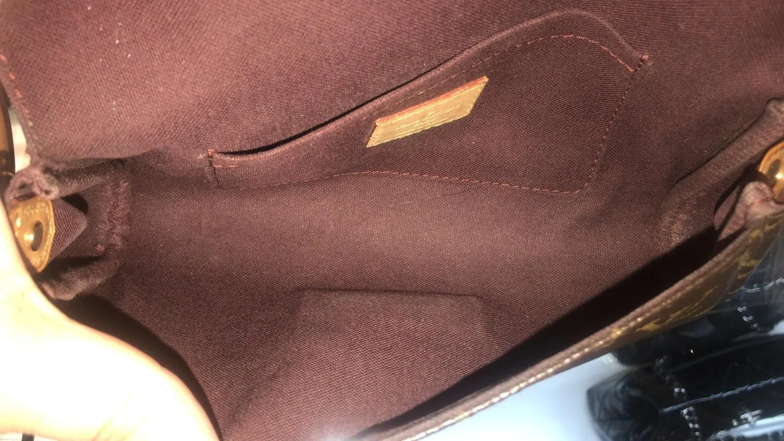 LOUIS VUITTON Favorite PM Monogram Canvas Crossbody Bag