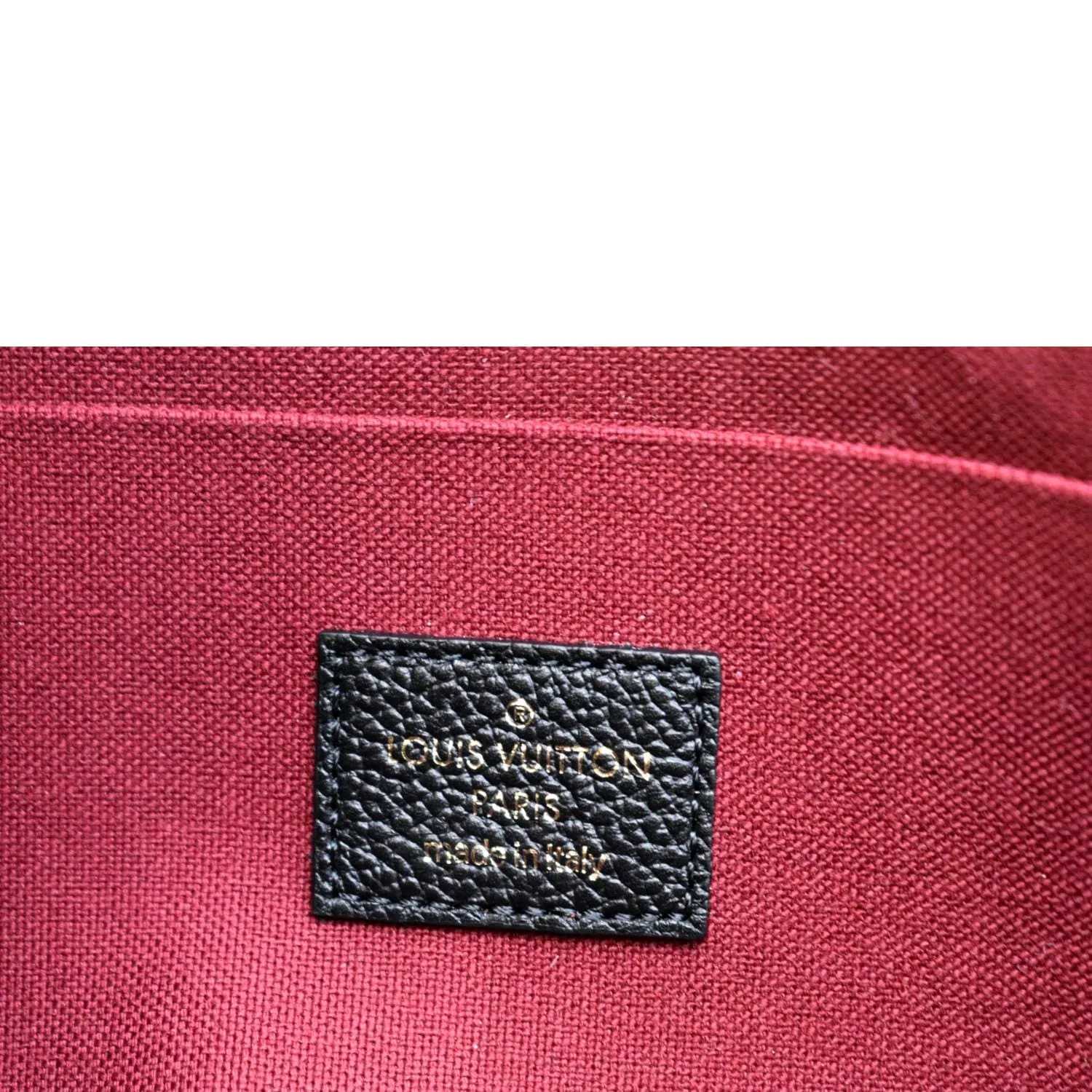 LOUIS VUITTON Felicie Pochette Monogram Empreinte Crossbody Bag Bicolor